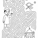 Voici un labyrinthe sur le thème du Ramadan