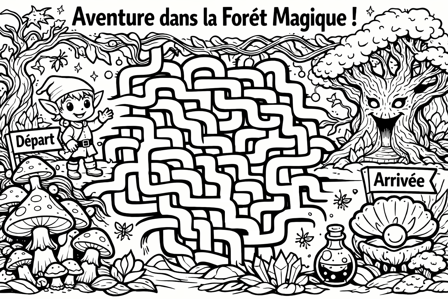 Labyrinthe Forêt Magique